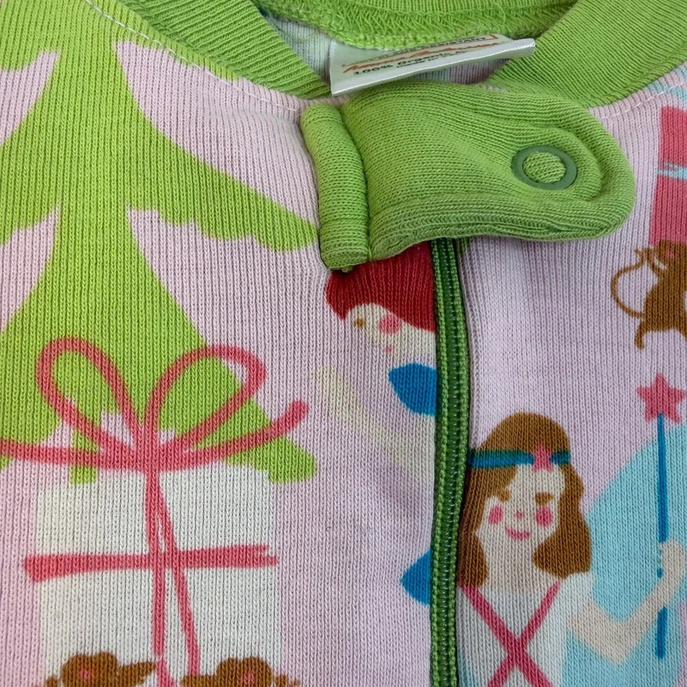 Hanna Andersson‎ 18-24M Princess Forest Fairy Footless Pajamas Organic Cotton